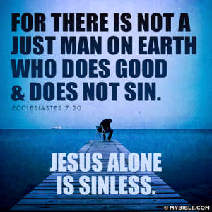 Jesus alone is sinless