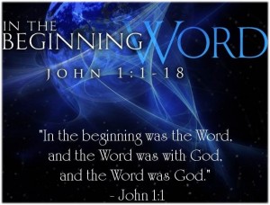 In the beginning Word John1